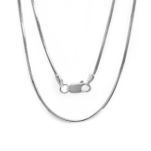 Diamond Snake Chain - 1.2 mm - Sterling Silver